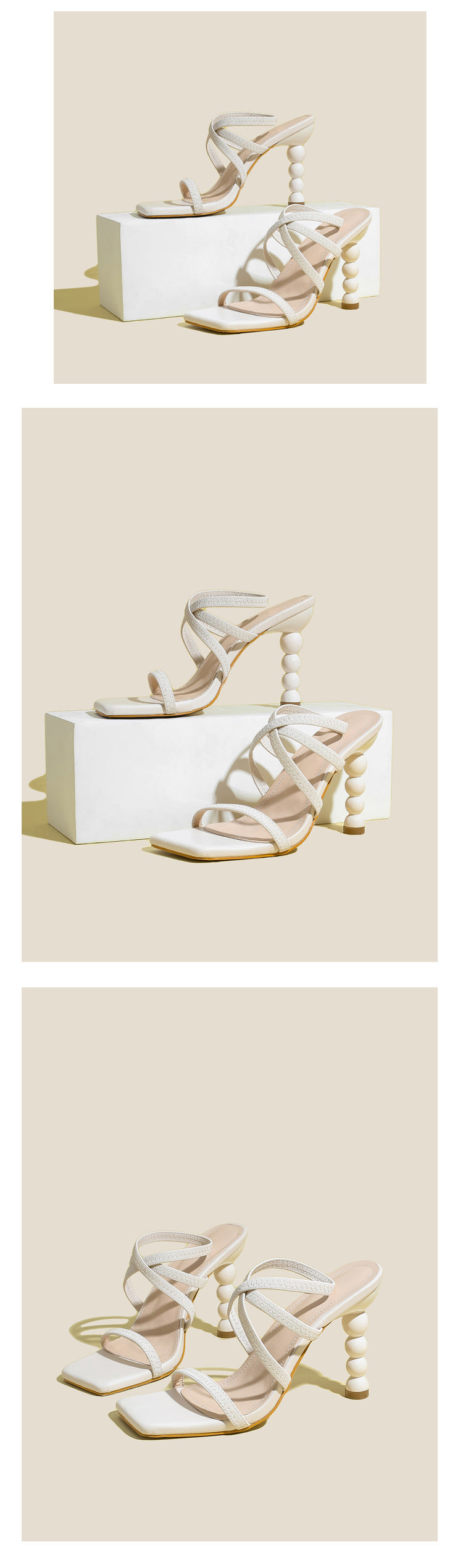 Spring Trend High Heels Slip-On Comfortable Sandals Stiletto 13