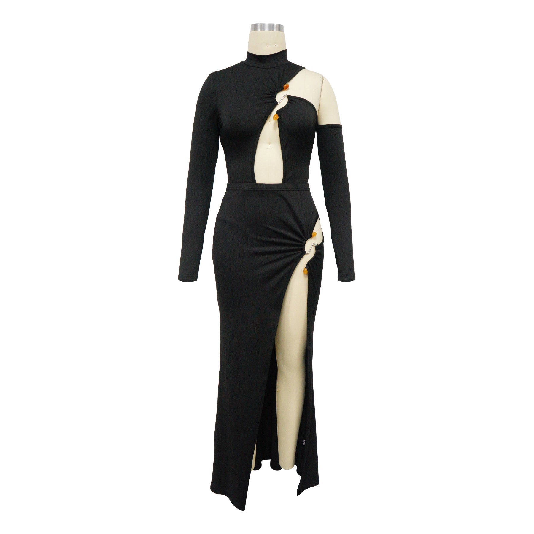 Women irregular sexy Top and skirt two-piece set 14