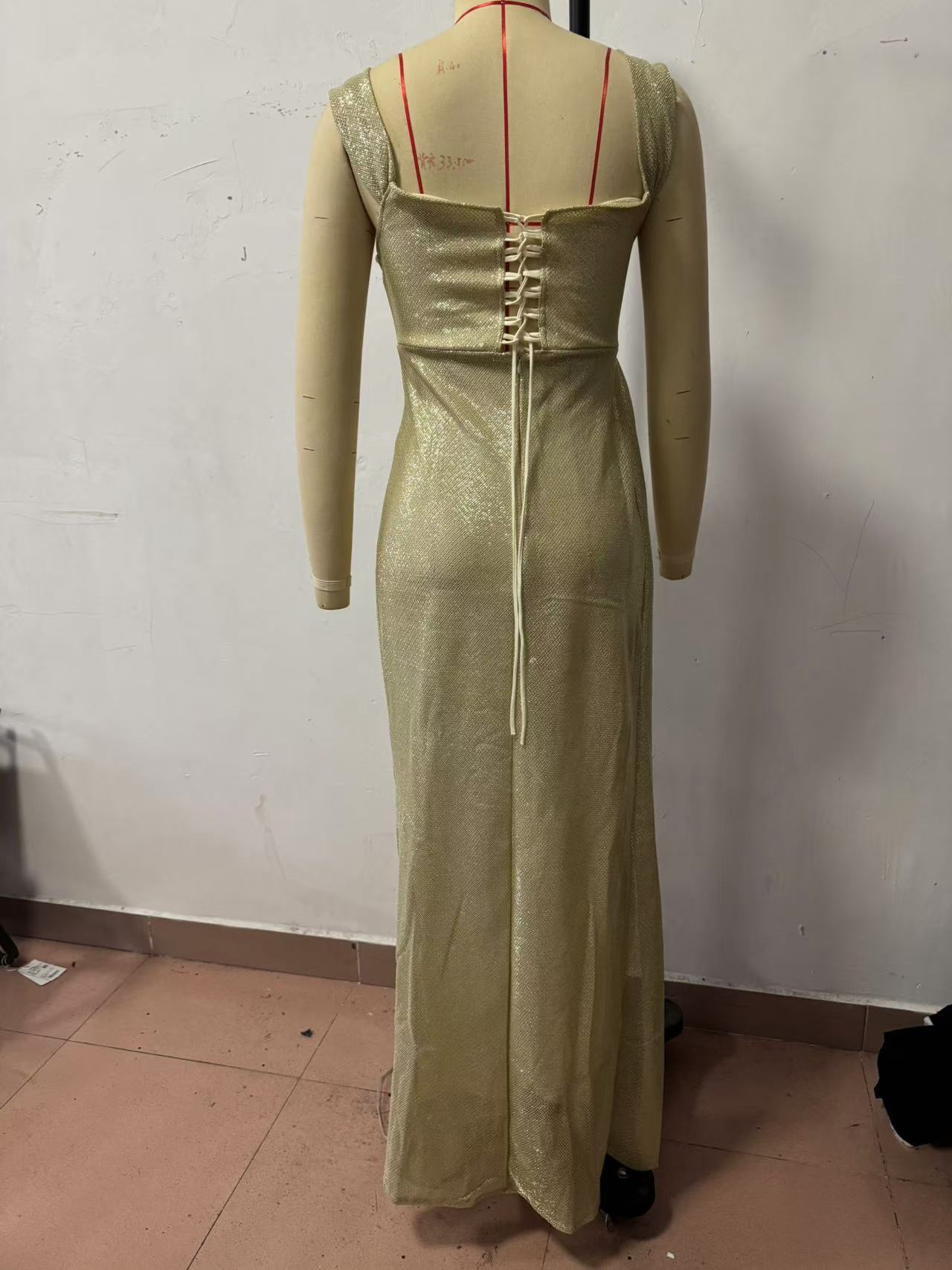 Women Spring Summer Slit Party Dress 8