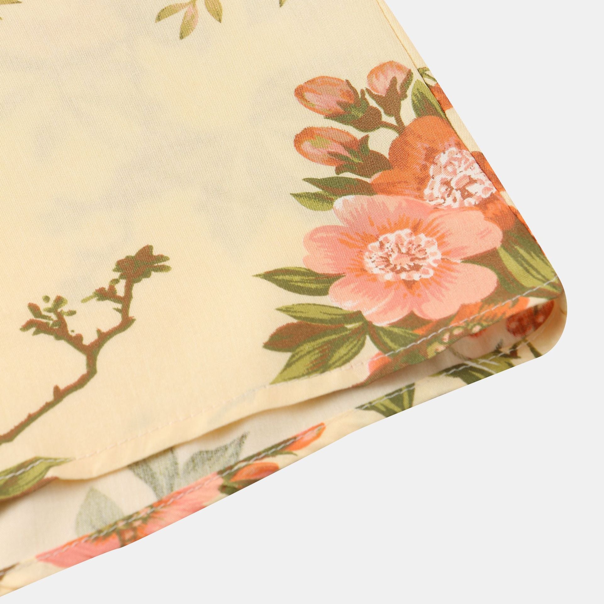 Summer Floral Men's Short Sleeve Shirt 17