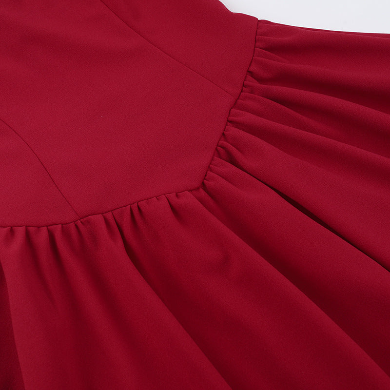 Women Sexy U-neck Dress 14