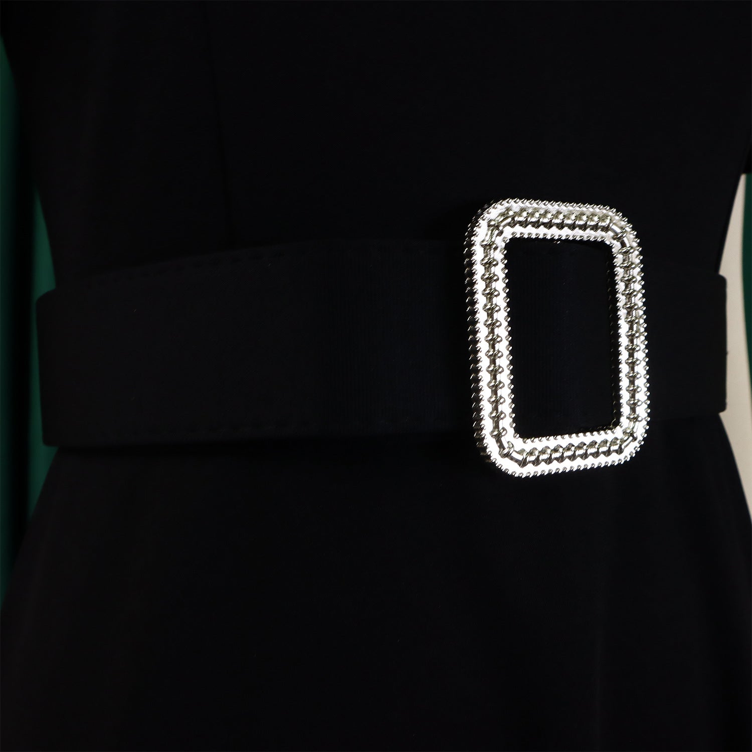 Bell Sleeve Square Neck High Waist Elegance Dress 26