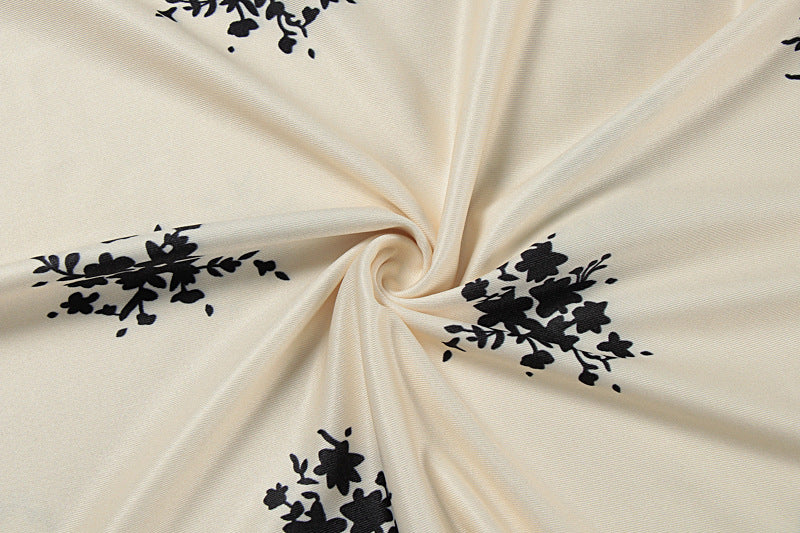 Women Summer French Bow V-Neck Suspender Bodycon Dress 15