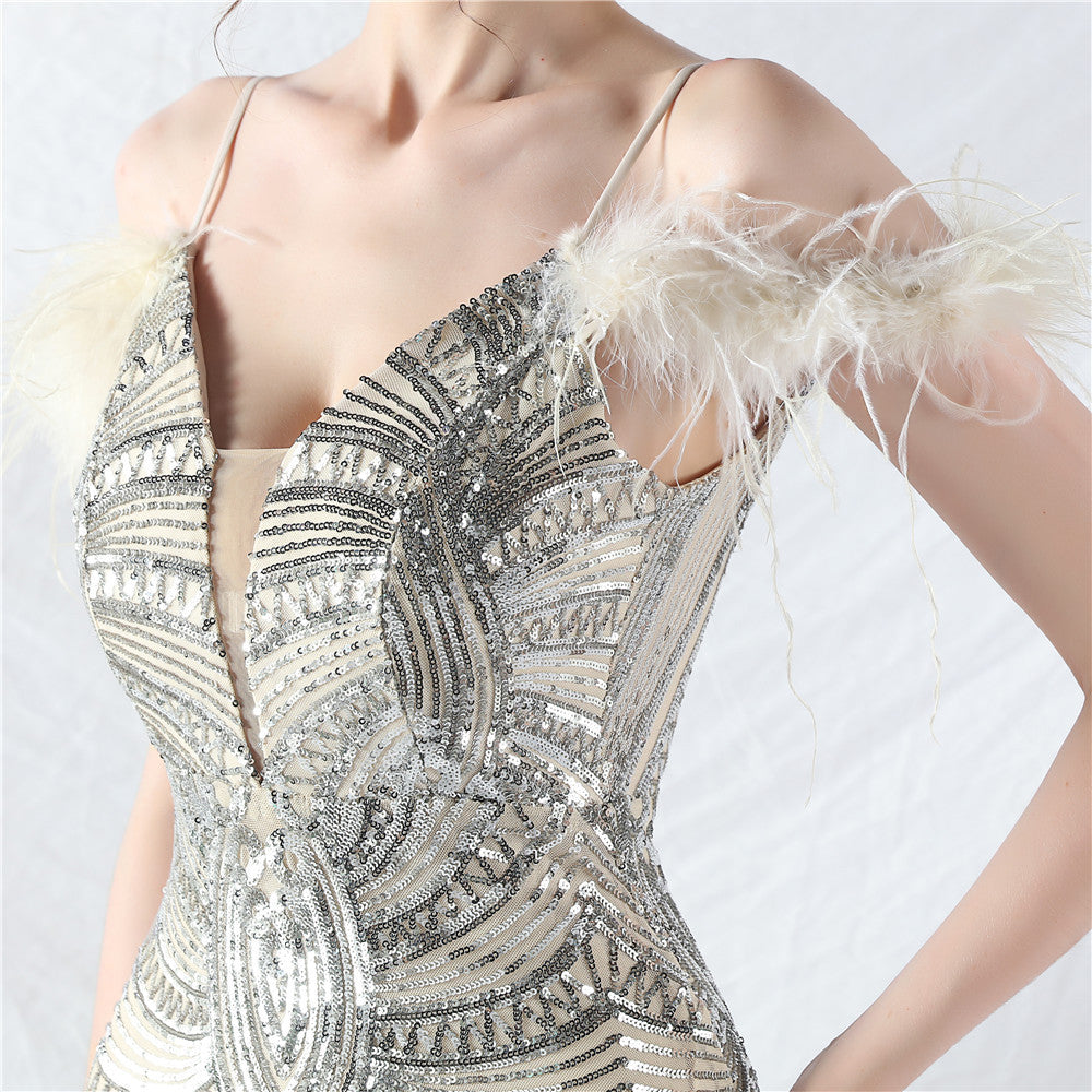 Elegant Luxury Sequins Evening Dress 29