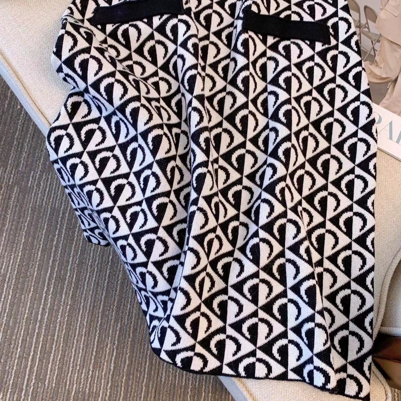 Women Sleeveless Bodycon Knitting Dress 9