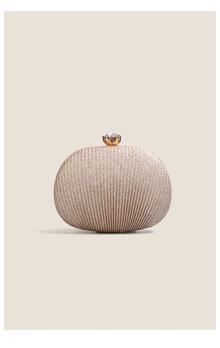 Women Formal Party Pleated Sequin Shoulder Hand Crossbody Bag 3