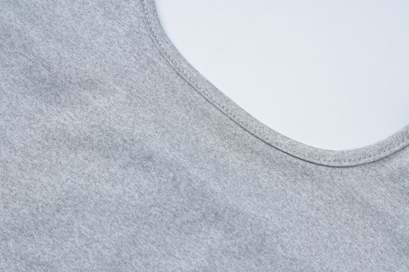 Women's Summer Fashion Halter Neck Low Back Small Vest Slim Pants Two Piece Set 14