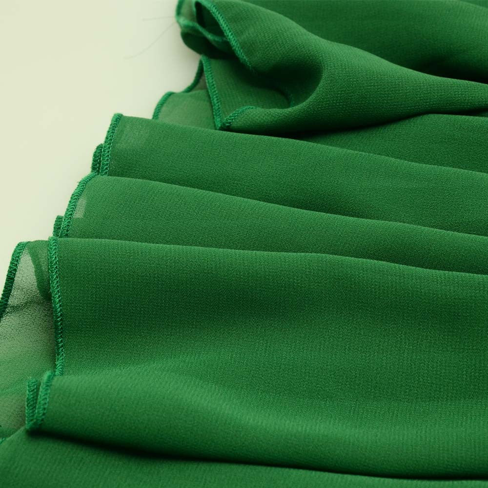 Women Patchwork Chiffon Round Neck Lace Evening Gown 22