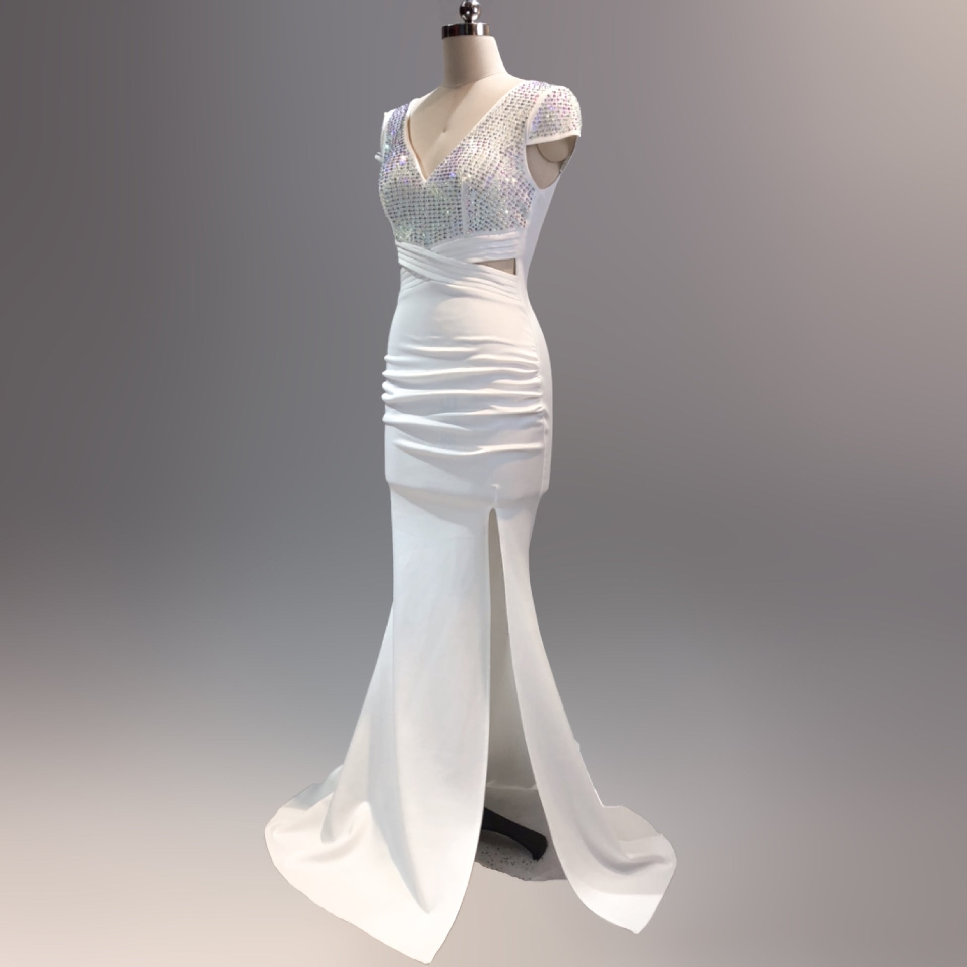 Women Formal Party Fishtail Evening Dress 24