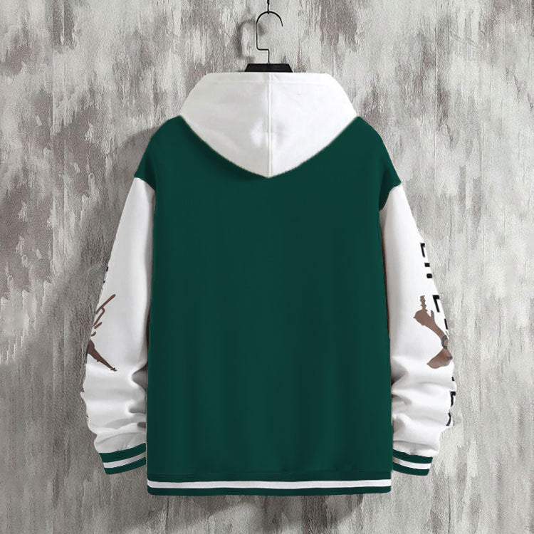 Men's Baseball Uniform Jacket Spring And Autumn Trendy American High Street Young Men's Loose Casual Coat 26