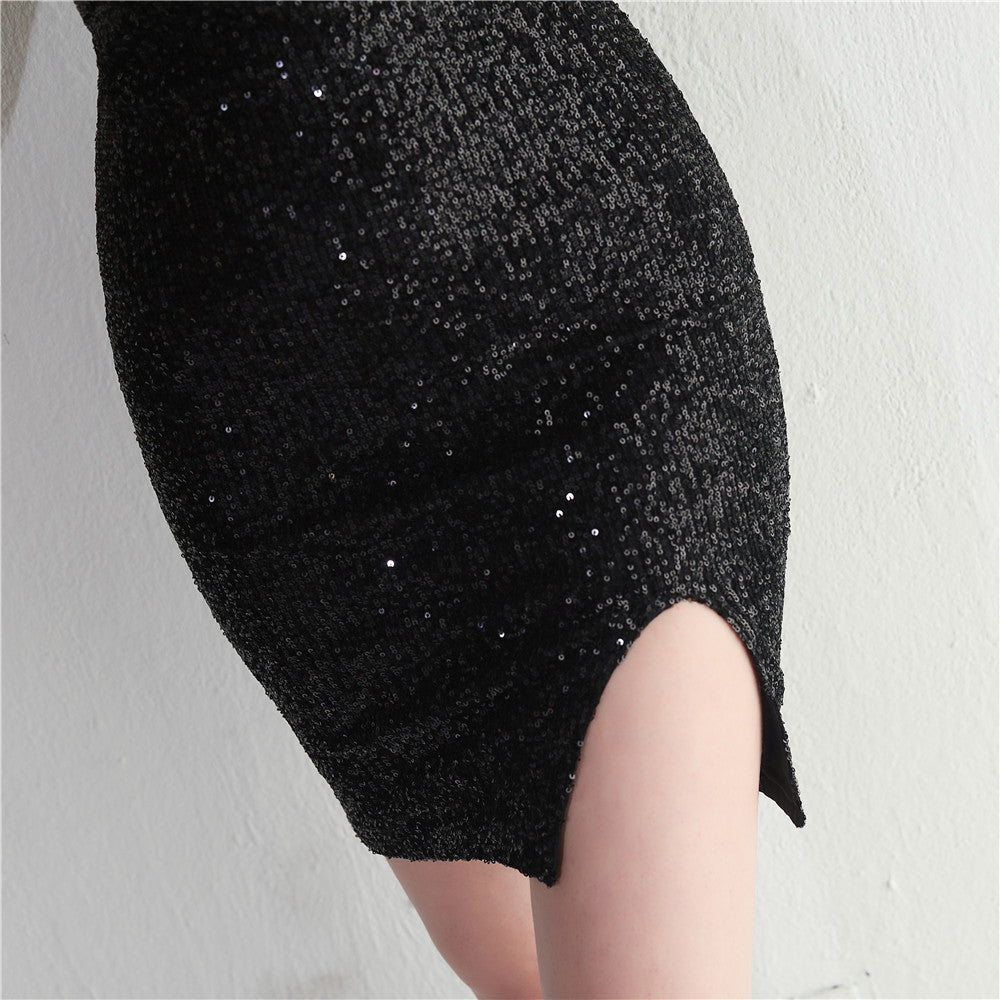 Beaded Sequins Camisole Bodycon Sexy Dress 23