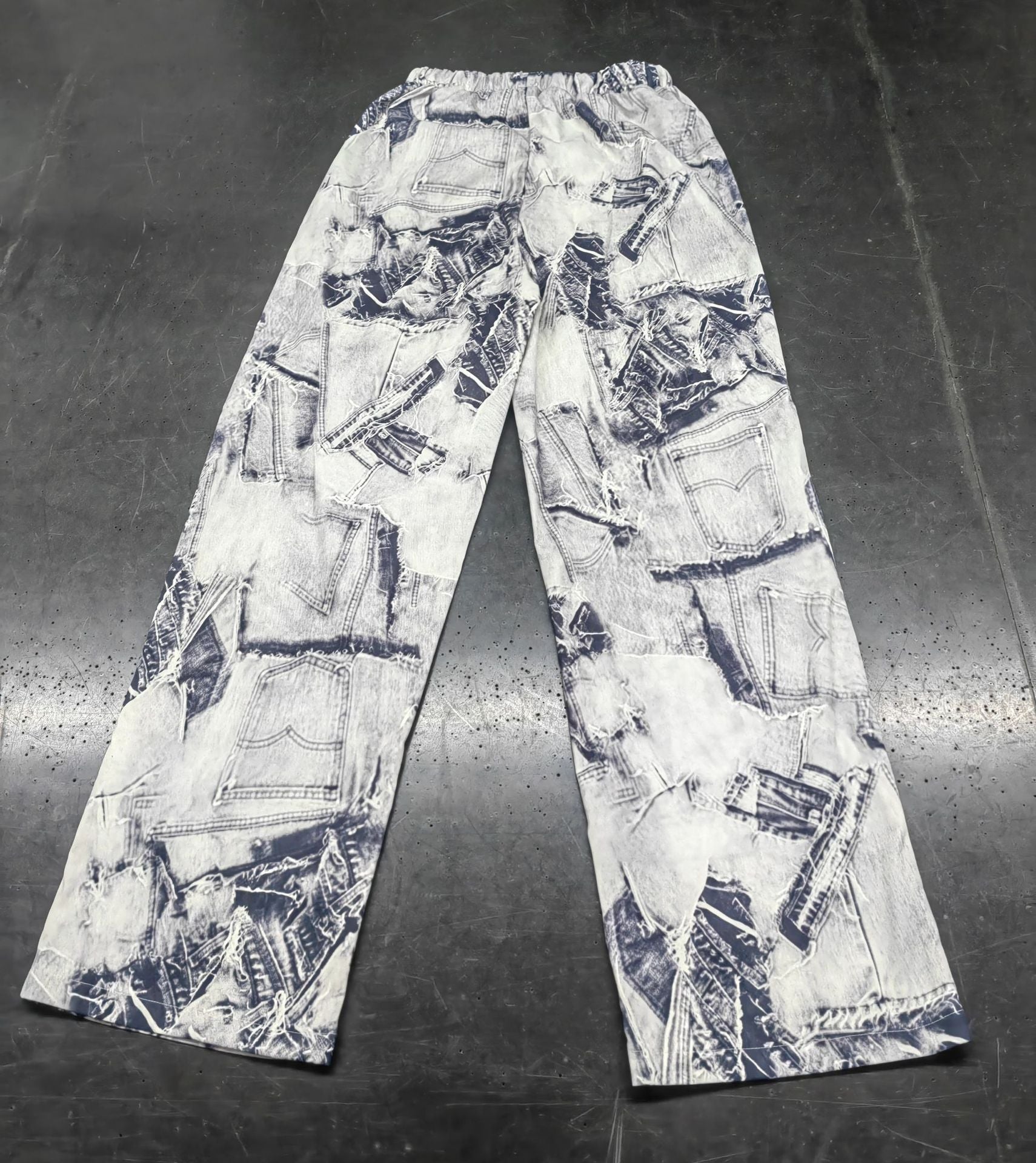 Women’s Casual Summer Fashion Elastic Waist Drawstring Straight Pants 7