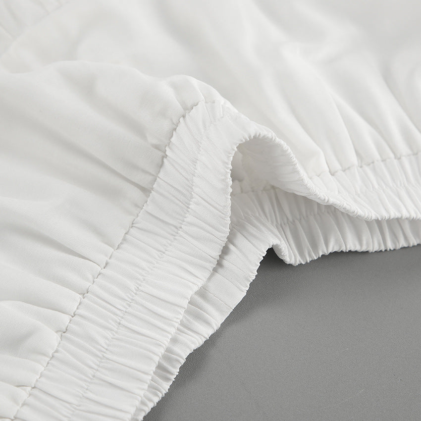 Chiffon White High-Waist A-Line Pleated Casual Skirt Autumn Fashion Short Skirt 17