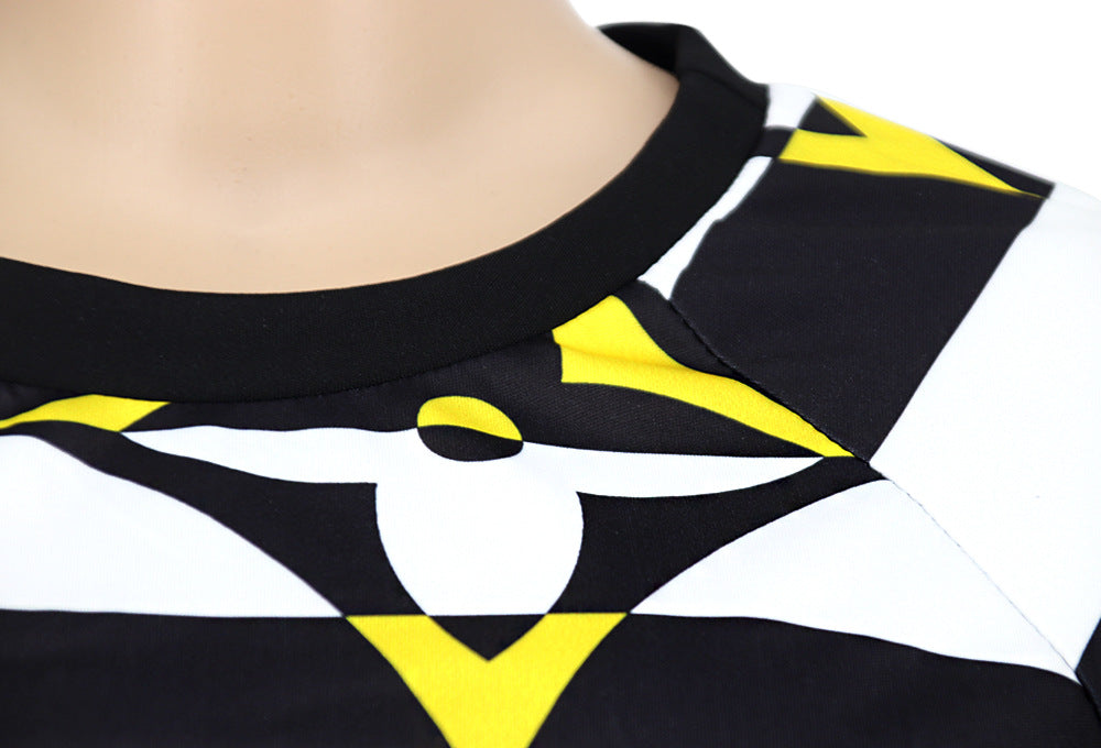 Women Long Sleeve Top and Pants Printed Casual Two-piece Set 13