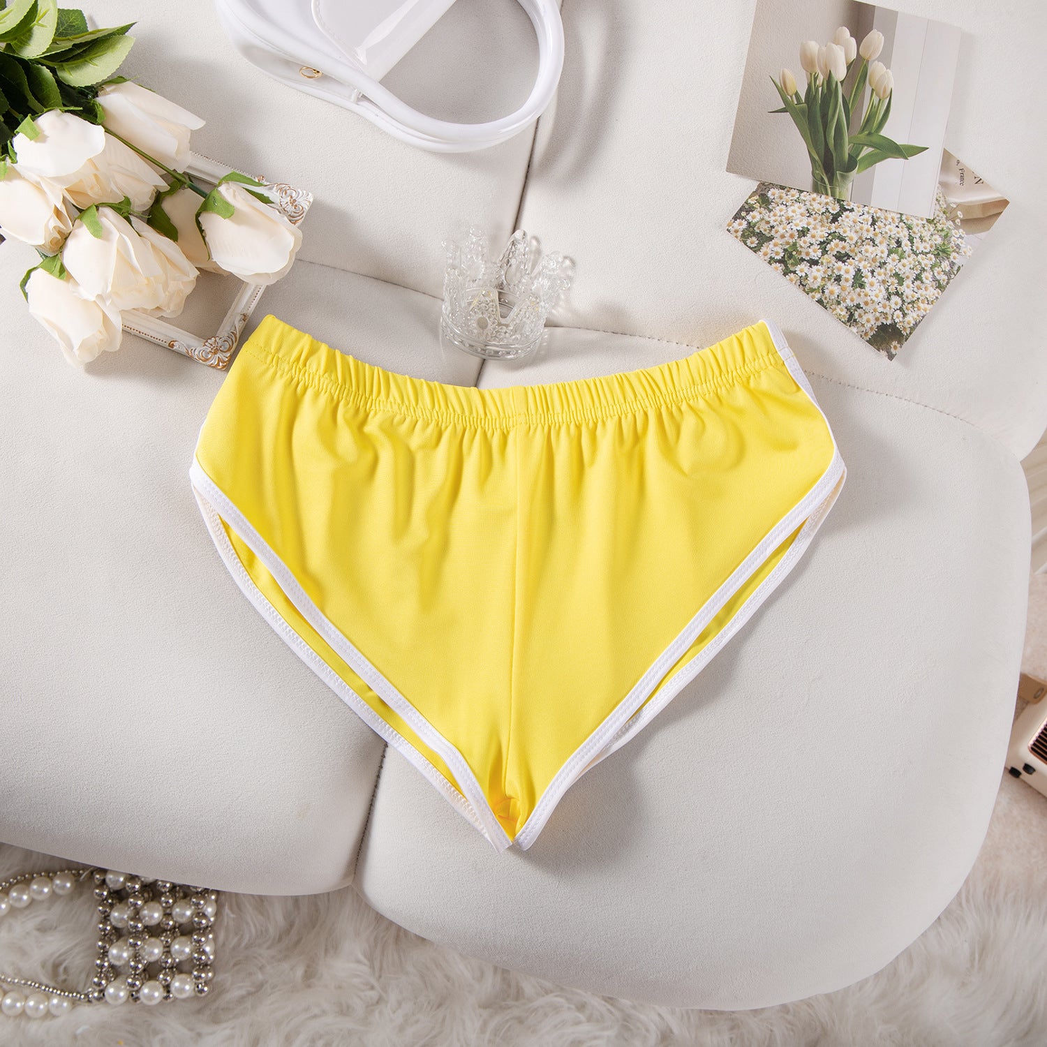 Summer Women's Sexy Running Stretch Sports Yoga Fitness Shorts 80