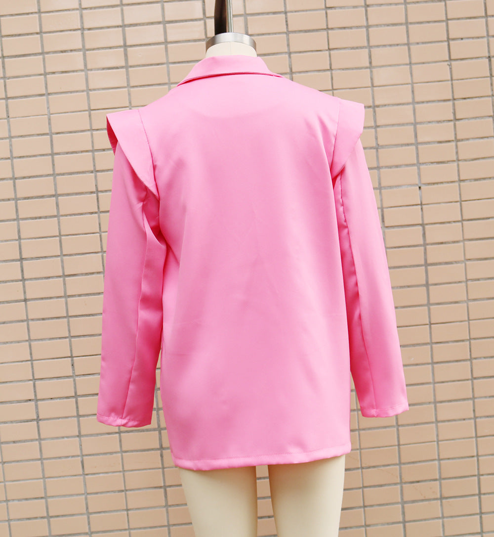 Women Loose Casual Long Sleeve Blazer Jacket 12