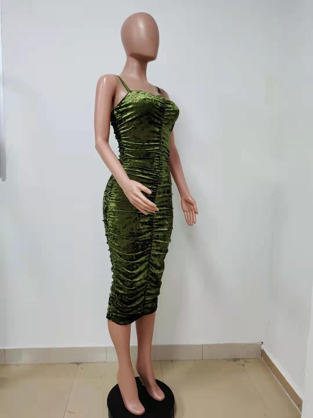 Summer Chic Strap Ruffle Bodycon Dress 13