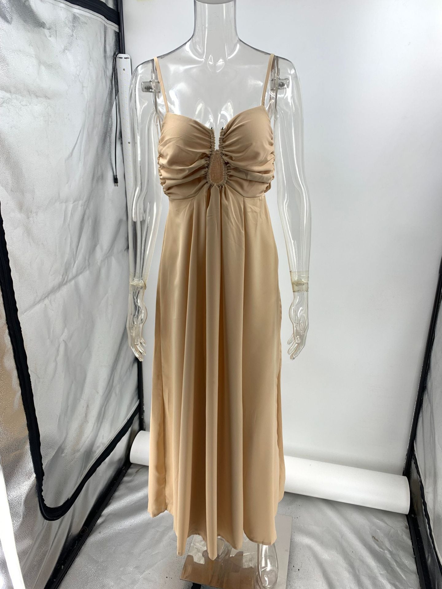 Summer Sexy Strap U-Neck Holiday Maxi Dress 9