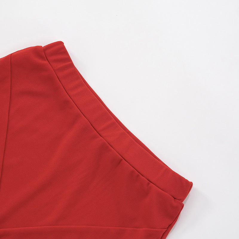 Women Summer Sexy Sport Sleeveless Zippered Tank Top with Shorts, Two-Piece Set 18