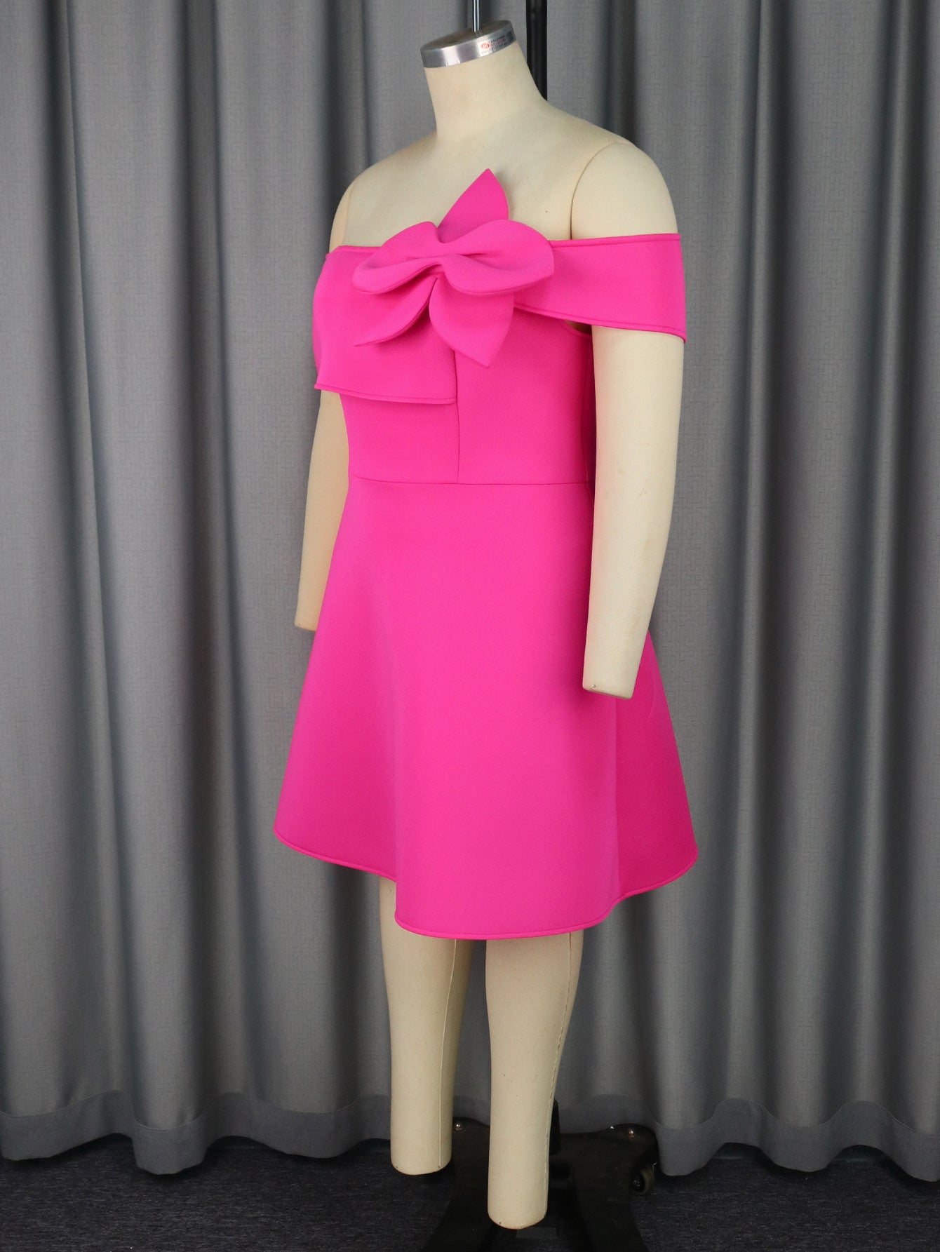 Off Shoulder A-Line Elegant Low Back Formal Party Dress 4