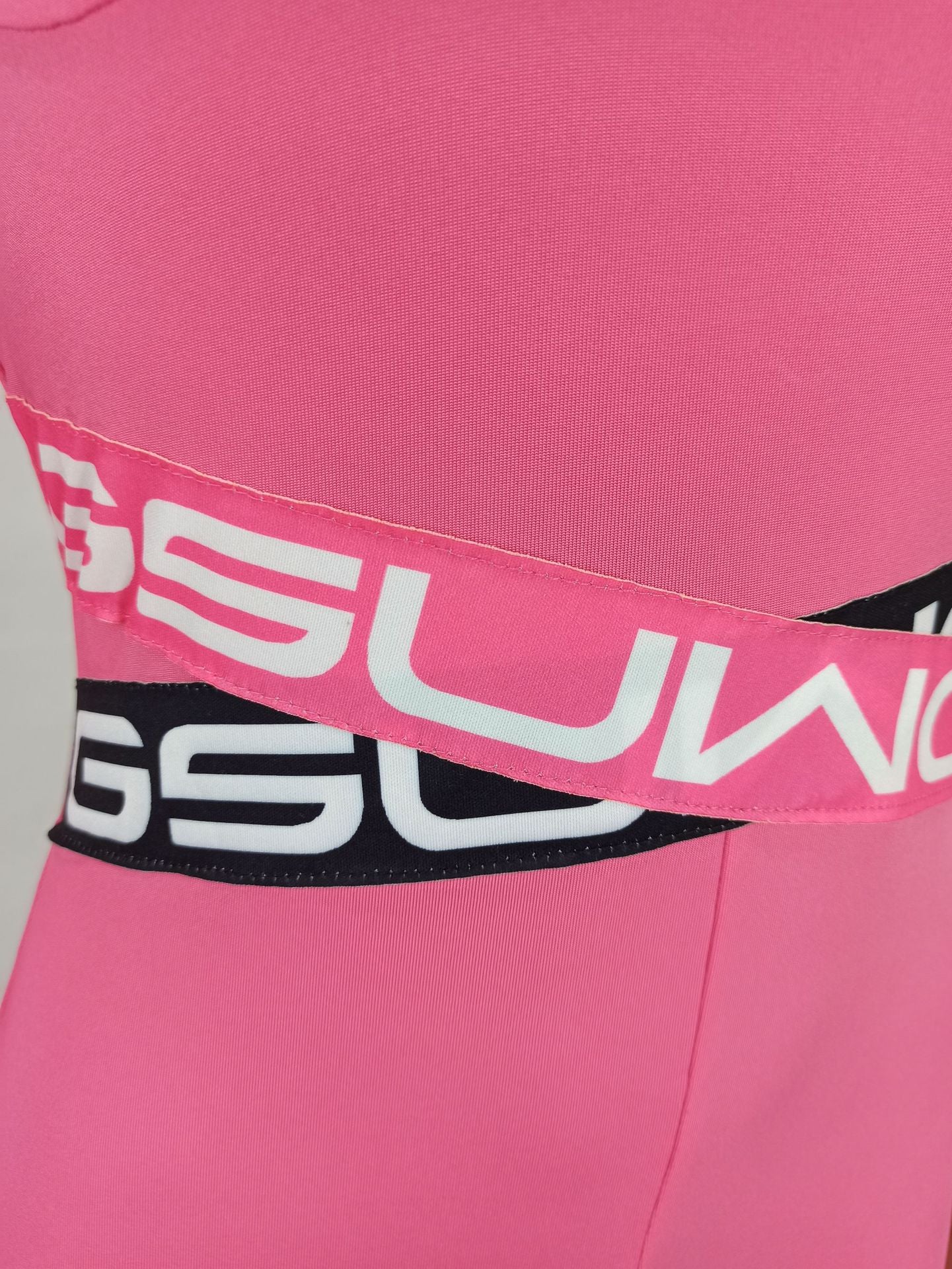 Women Sexy Letter Print Solid Color Long Sleeve Jumpsuit 20