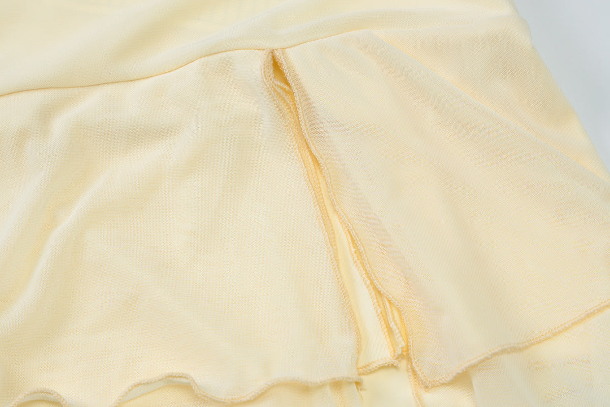 Women Summer Sexy Backless Lace-up Lace-up Slit Dress 16