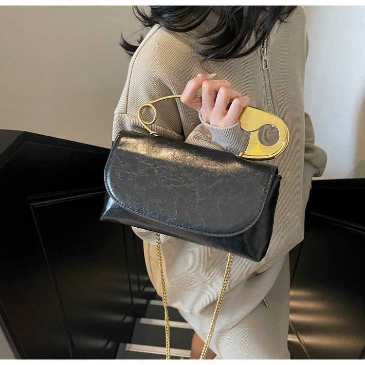 Women's Trendy Chain Crossbody Shoulder Bag 10