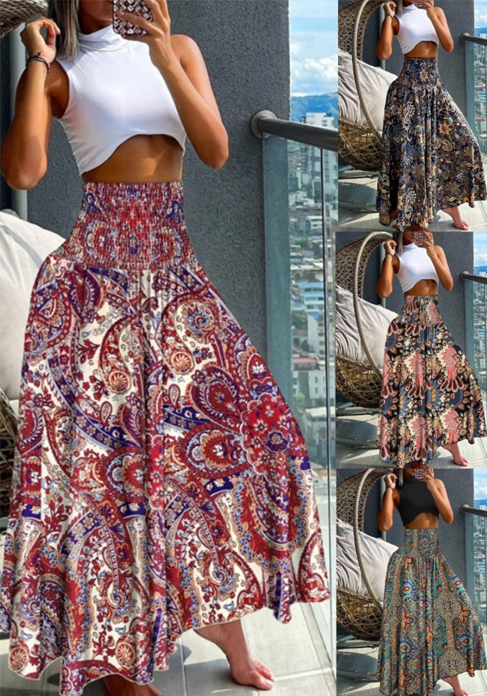 Women Summer Printed Skirt