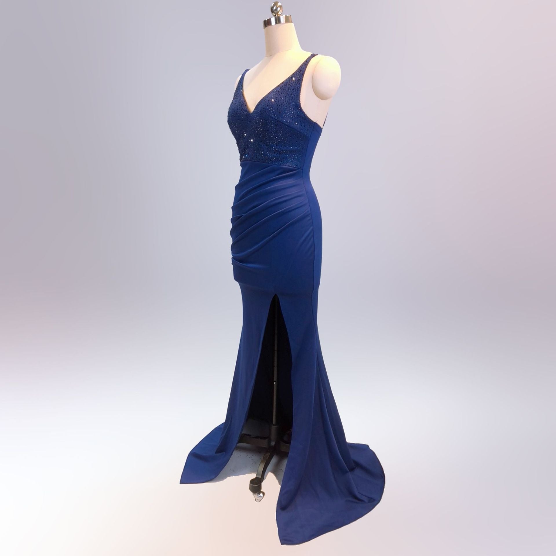 Dinner party dress sexy fashion long fishtail Slim Fit nightclub catwalk annual meeting dress 34