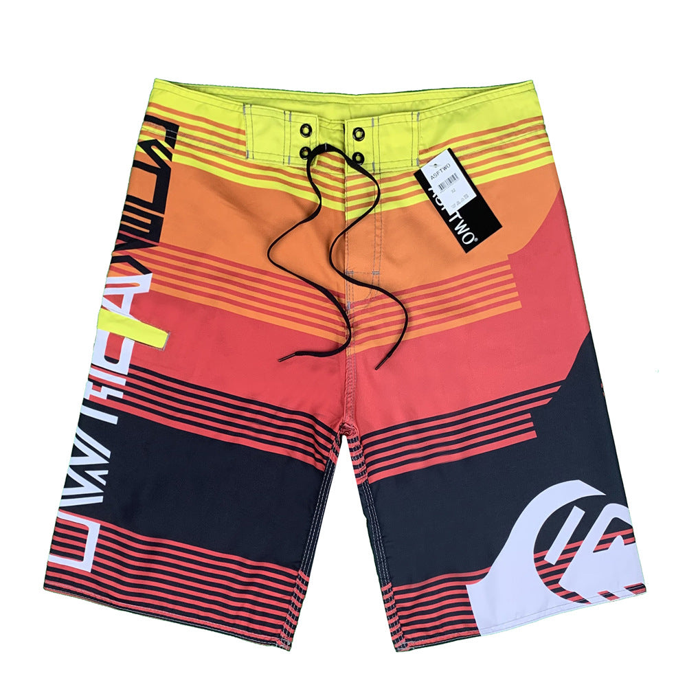 Men's fitness surfing quick-drying beach pants shorts 3