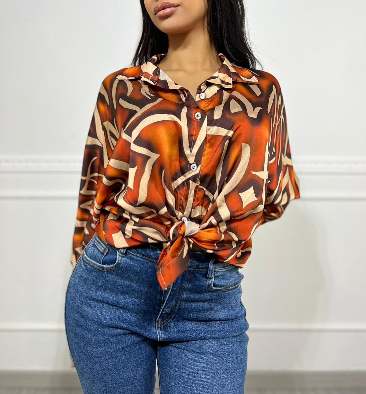 Loose Digital Printed Spring And Autumn Batman Long-Sleeved Comfortable Casual Shirt For Women 3