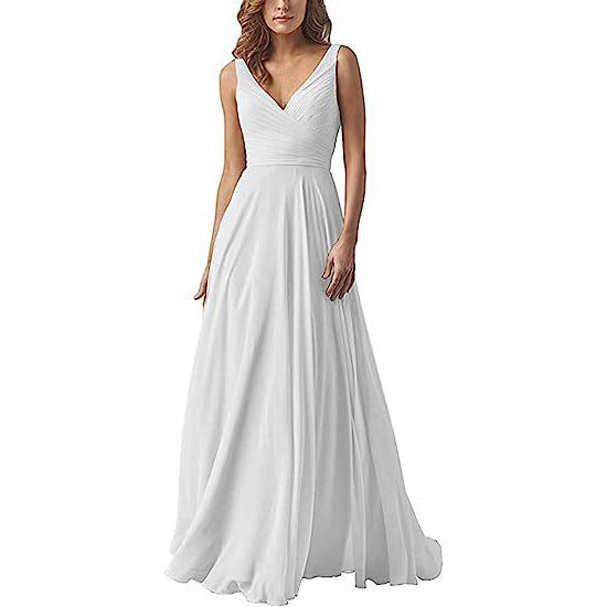 Women Sexy V-Neck Prom Party Dress（Processing time need 3-6 days）
