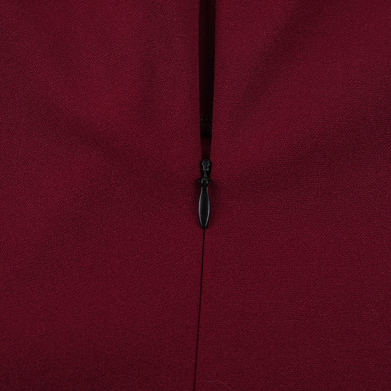 Women's Strapless Square Neck Sexy Low Back Slim Waist Chic Maxi Dress 18