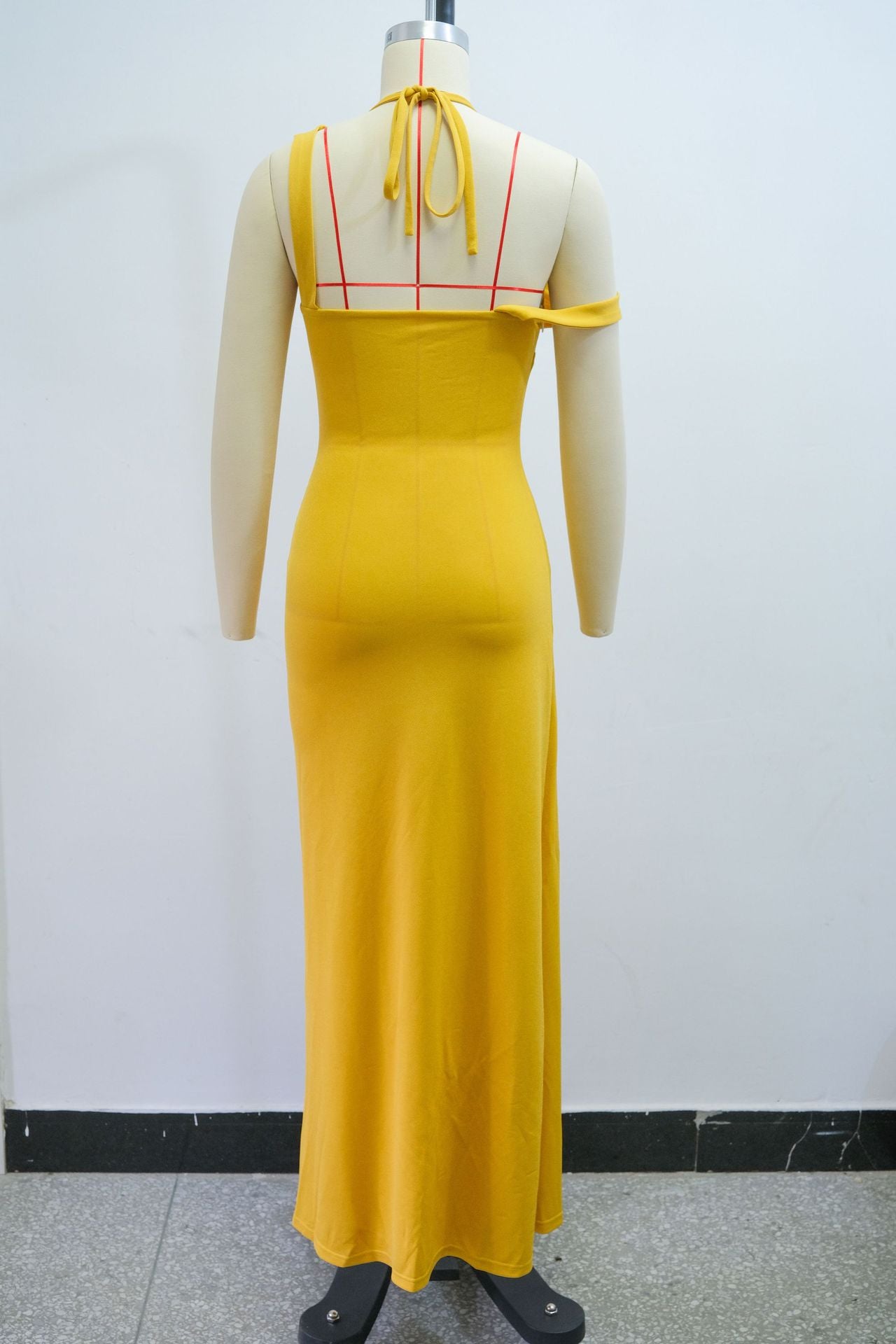 Women Summer Sexy Sleeveless Halter Neck Bodycon Dress 10