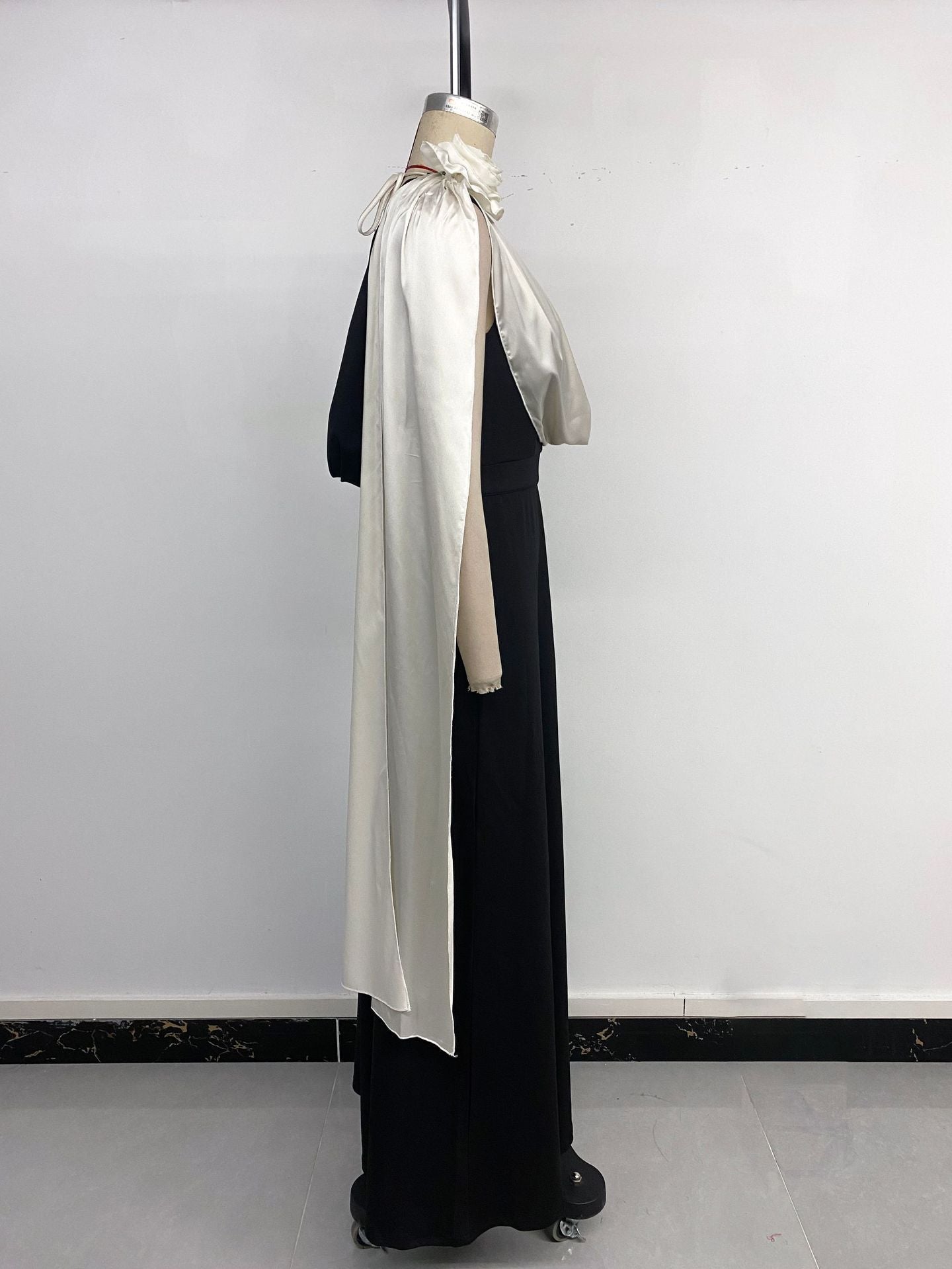 Women Party Sleeveless Contrast Dress 6