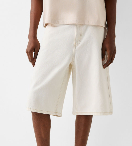 Men’s Denim Midi Shorts 8