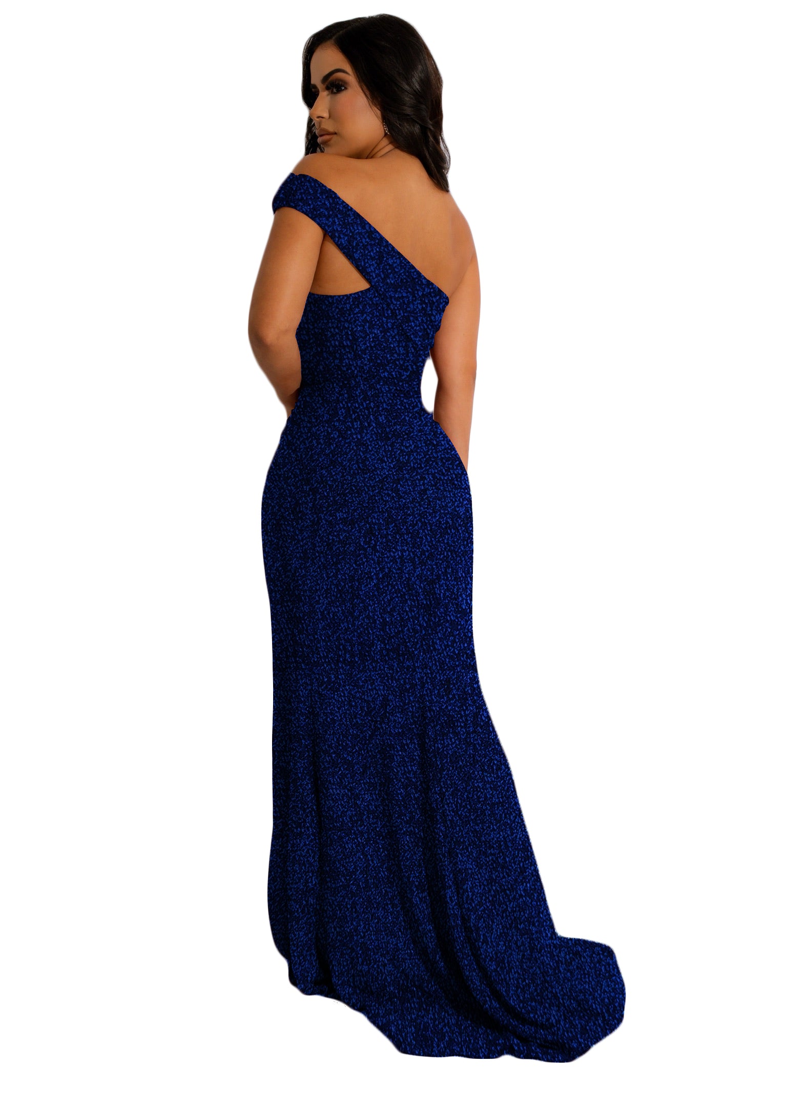 Sexy fashion nightclub wrap chest slit women's dress 21