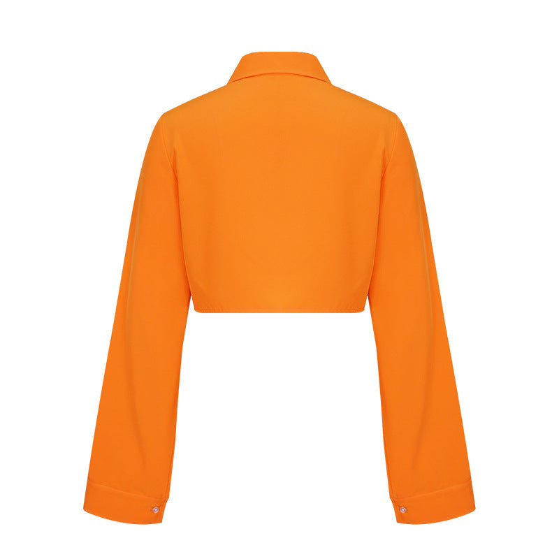 Fall Casual Pocket Short-Sleeve Shirt 10