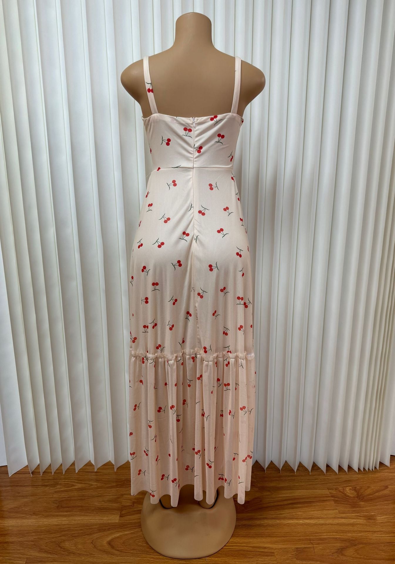 Women French Sexy Backless Suspender Mesh Dress 8