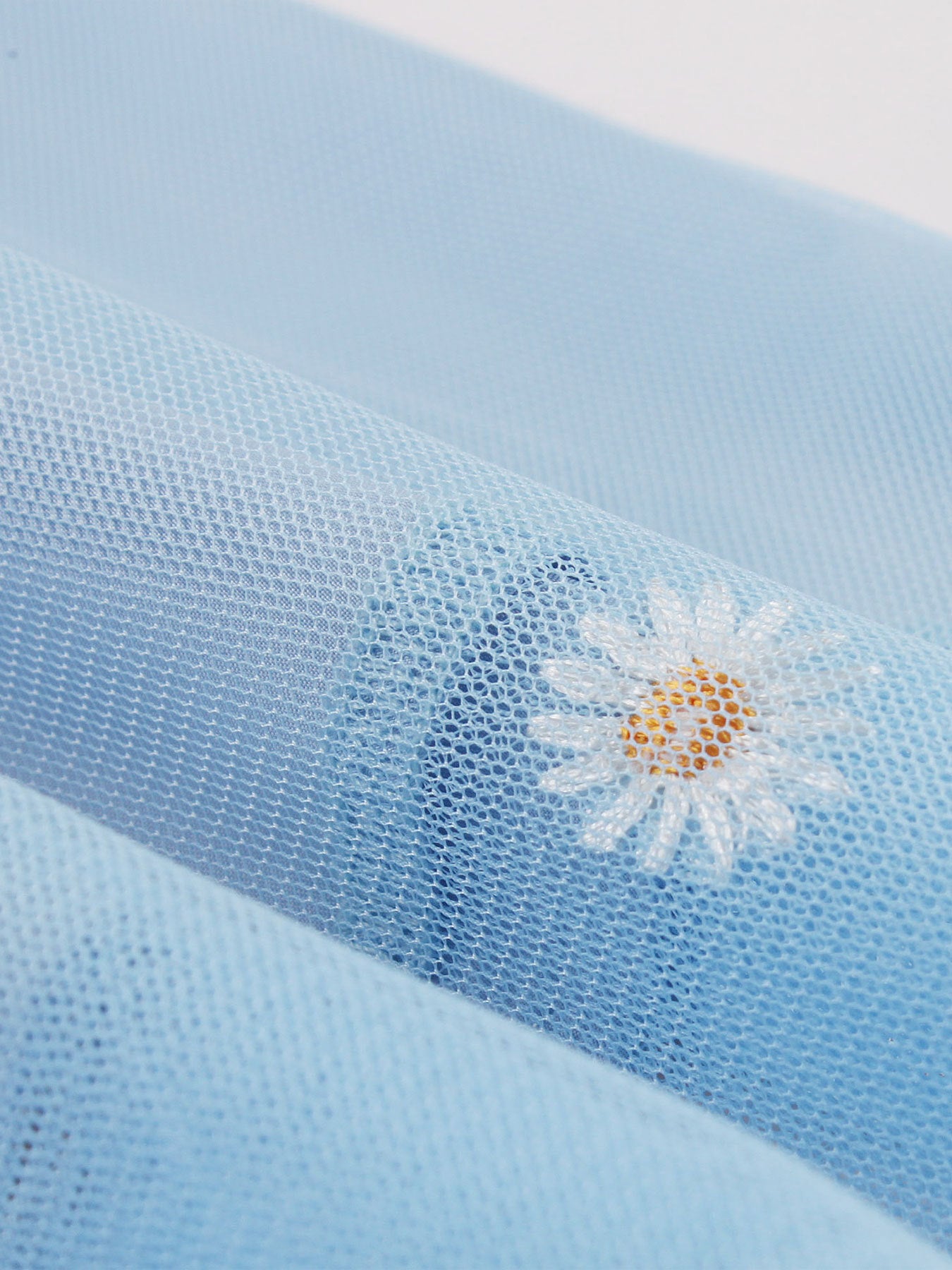 Women Casual Embroidered Square Neck Sunflower French Dress 12