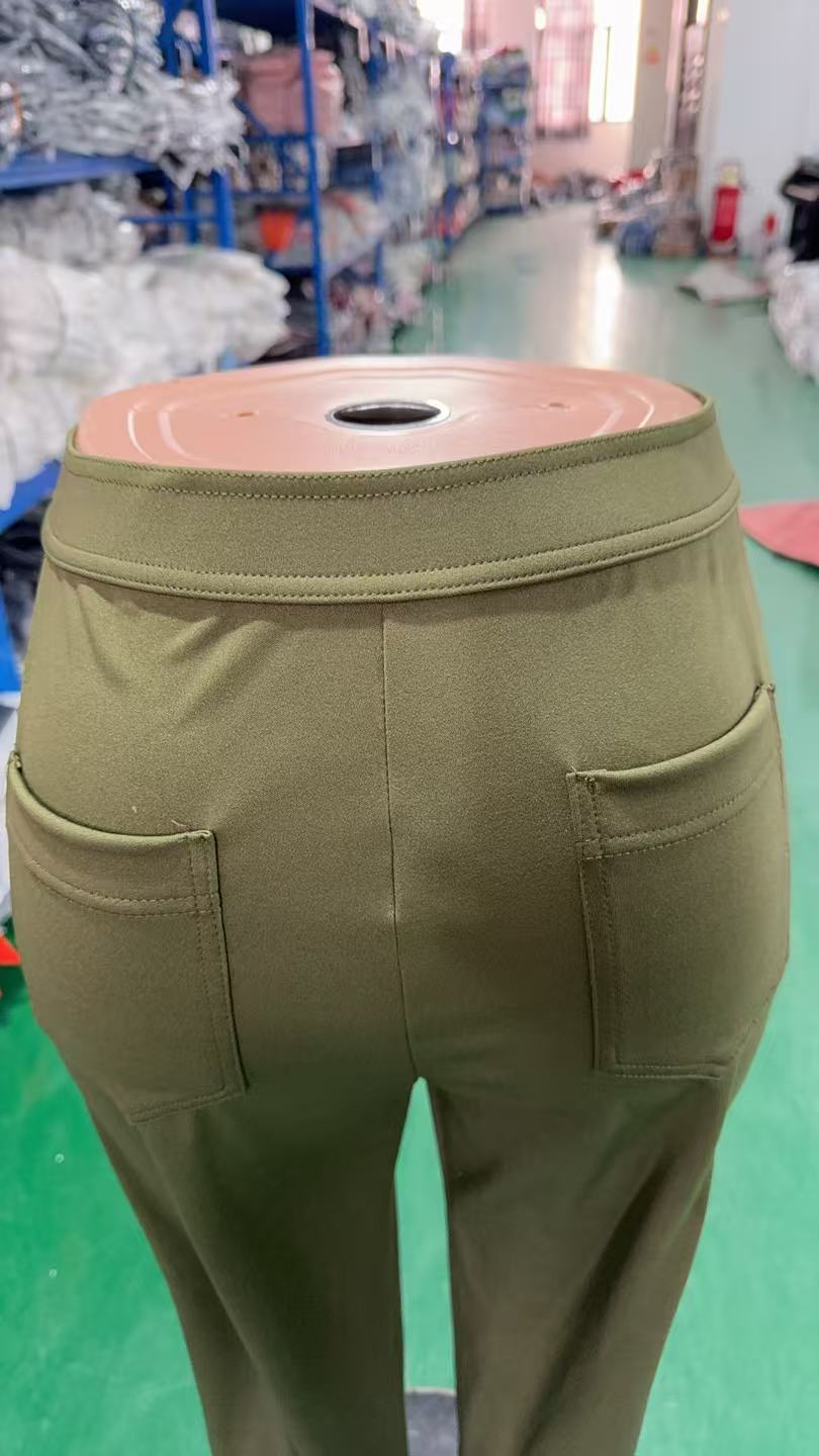 Women Casual Stretchy Pocket Pants 19