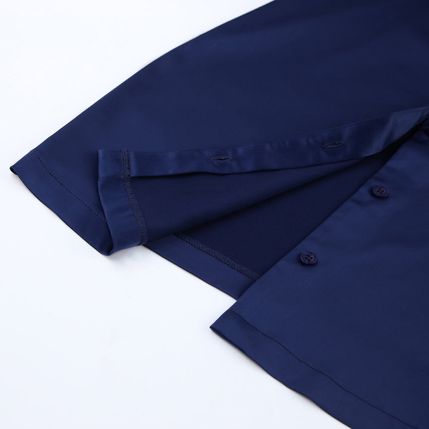 Women long-sleeved shirt dress 14