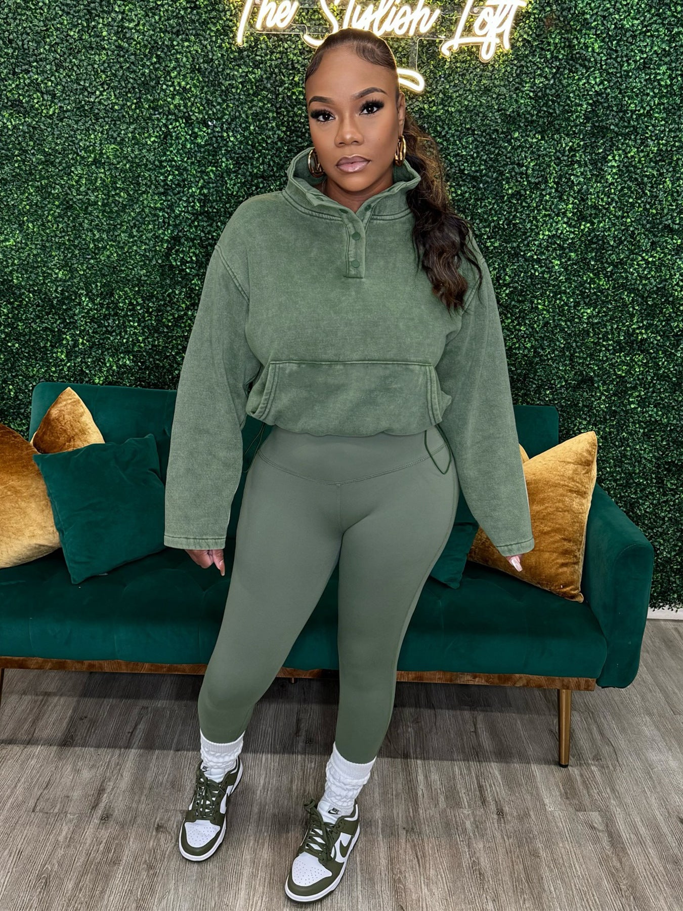 Women Sports Casual Top+Pants Two-piece Set 6