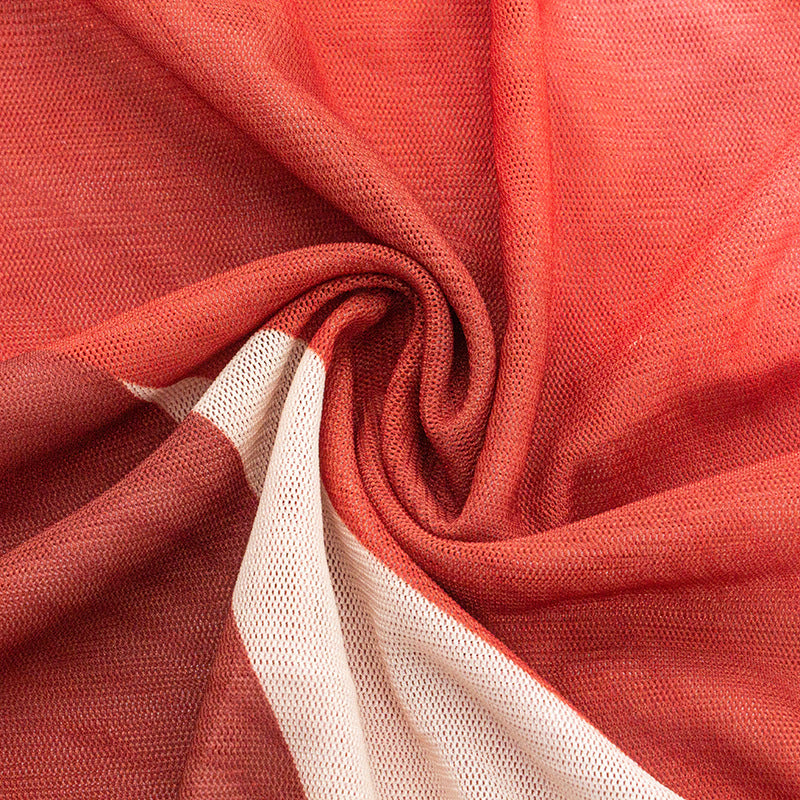 Women Spring Round Neck Long Sleeve Sexy Mesh Print Maxi Dress 14