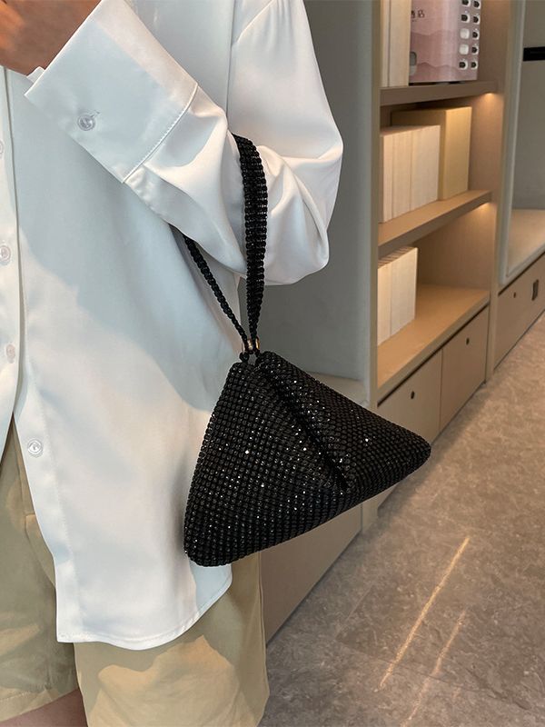 Women's Bags Autumn Simple Fashion Painted Rhinestone Shoulder Bag Evening Bag 8