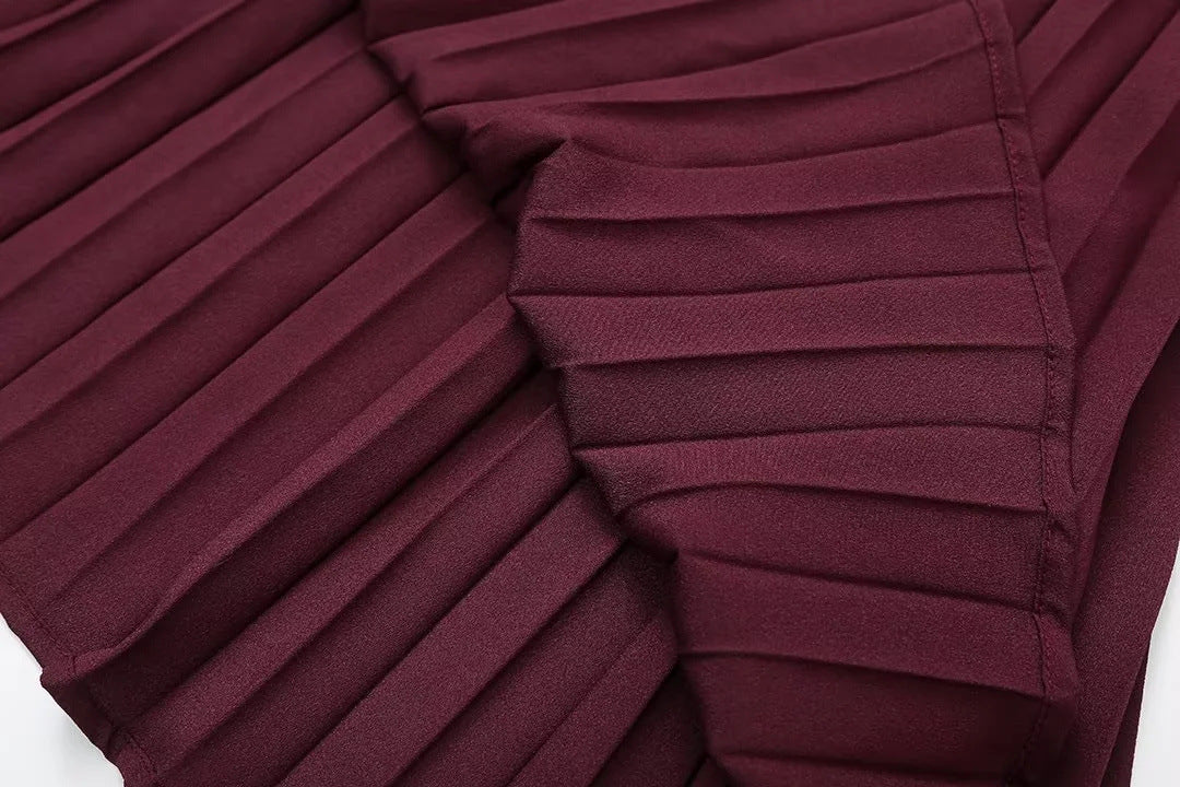 Women casual Knitting Patchwork skirt 24