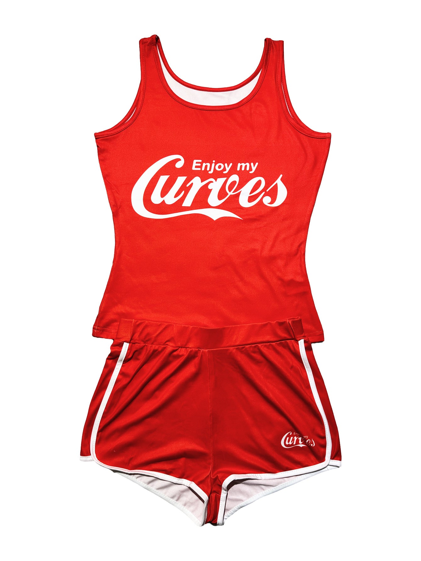 Women's clothing sexy tight fitting print vest shorts two-piece set 22