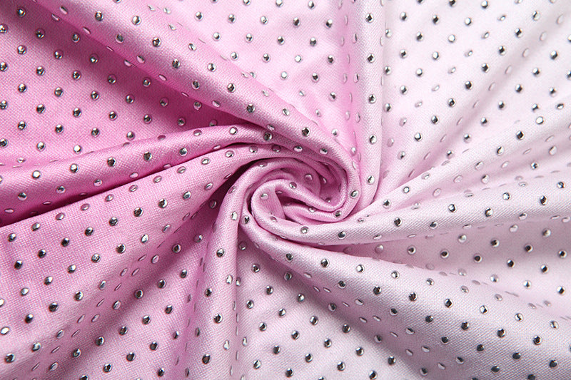 Women Elegant Shiny Gradient Off Shoulder Bodycon Dress 13