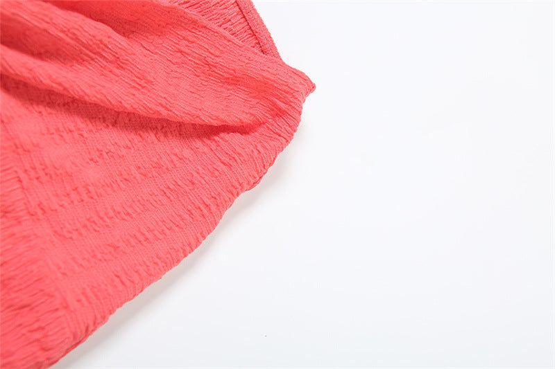 Women Summer Sexy Strapless Top and Long Skirt Two-Piece Set 25