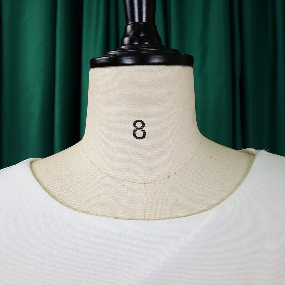 Women Solid Long Sleeve Midi Dress 17